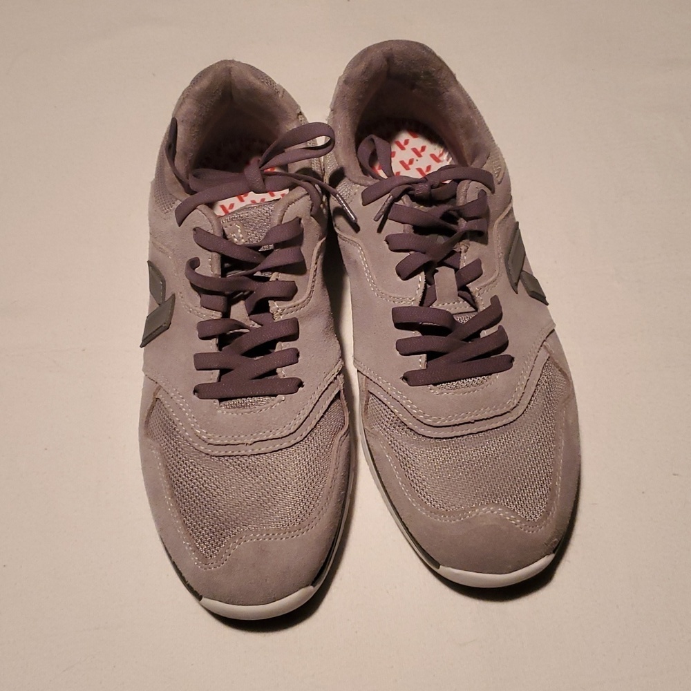 Anodyne Mens No. 50 M050-32-X-075 Gray Lace Up Low Top Training Shoes Size 7.5XW
